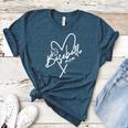 Baseball Mom Heart Game Day Mother's Day Player Women's Heather T-Shirt Heather Deep Teal Baseball Mom Heart Game Day Mother's Day Player Women's Heather T-Shirt Heather Deep Teal