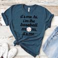 Baseball Mom It's Me Hi It's Me I'm The Baseball Mom Women's Heather T-Shirt Heather Deep Teal