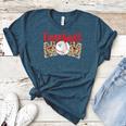 Baseball Mom Leopard Print Cute Mother's Day Sport Lover Women's Heather T-Shirt Heather Deep Teal Baseball Mom Leopard Print Cute Mother's Day Sport Lover Women's Heather T-Shirt Heather Deep Teal
