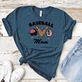 Baseball Mom Leopard Heart Game Day Love Mommy Women's Heather T-Shirt Heather Deep Teal Baseball Mom Leopard Heart Game Day Love Mommy Women's Heather T-Shirt Heather Deep Teal