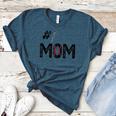 Baseball Mom Number One 1 Mother Baseball Lover Mother's Day Women's Heather T-Shirt Heather Deep Teal Baseball Mom Number One 1 Mother Baseball Lover Mother's Day Women's Heather T-Shirt Heather Deep Teal
