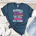 Baseball Mom Baseball Pitcher Bat Gloves Baseball Player Women's Heather T-Shirt Heather Deep Teal