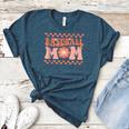 Baseball Mom Baseball Player Mama Women Groovy Women's Heather T-Shirt Heather Deep Teal Baseball Mom Baseball Player Mama Women Groovy Women's Heather T-Shirt Heather Deep Teal