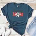 Baseball Mom Retro Distressed Baseball Family Matching Women's Heather T-Shirt Heather Deep Teal