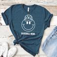 Baseball Mom Smile Face Shirt Varsity Cute Happy Face Women Premium Women's Heather T-Shirt Heather Deep Teal Baseball Mom Smile Face Shirt Varsity Cute Happy Face Women Premium Women's Heather T-Shirt Heather Deep Teal