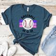 Baseball Mom Sports Mom Proud Baseball Mom Women's Heather T-Shirt Heather Deep Teal