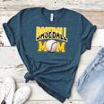 Baseball Mom Sports Mom Yellow Women's Heather T-Shirt Heather Deep Teal Baseball Mom Sports Mom Yellow Women's Heather T-Shirt Heather Deep Teal