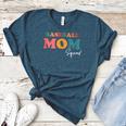Baseball Mom Squad Boho Cute Back To School Ball Mom Women's Heather T-Shirt Heather Deep Teal Baseball Mom Squad Boho Cute Back To School Ball Mom Women's Heather T-Shirt Heather Deep Teal