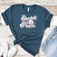 Baseball Mom Squad Women's Heather T-Shirt Heather Deep Teal