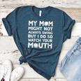 Baseball Mom Swing Watch Mouth Baseball Boy Women's Heather T-Shirt Heather Deep Teal Baseball Mom Swing Watch Mouth Baseball Boy Women's Heather T-Shirt Heather Deep Teal