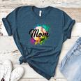 Baseball Mom USA American Baseball Graphic Women's Heather T-Shirt Heather Deep Teal Baseball Mom USA American Baseball Graphic Women's Heather T-Shirt Heather Deep Teal