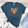 Baseball Mom Valentine Leopard Heart Softball Mother's Day Women's Heather T-Shirt Heather Deep Teal Baseball Mom Valentine Leopard Heart Softball Mother's Day Women's Heather T-Shirt Heather Deep Teal