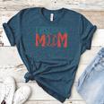 Baseball Mom Vintage Baseball Women's Heather T-Shirt Heather Deep Teal Baseball Mom Vintage Baseball Women's Heather T-Shirt Heather Deep Teal