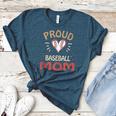 Baseball Moms Mother Kids Girls Boys School Game Women's Heather T-Shirt Heather Deep Teal