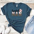 Baseball Nan Women BallPark Nan Baseball Mom Mother's Day Women's Heather T-Shirt Heather Deep Teal