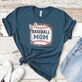 Baseball-Shirt Women Girls Mama Baseball Mom Women's Heather T-Shirt Heather Deep Teal Baseball-Shirt Women Girls Mama Baseball Mom Women's Heather T-Shirt Heather Deep Teal