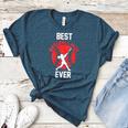 Best Baseball Mom Ever Baseball Women's Heather T-Shirt Heather Deep Teal