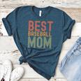 Best Baseball Mom Sports Cute Moms Day Premium Women's Heather T-Shirt Heather Deep Teal
