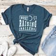 Busy Raising Ballers Graphic For Baseball Moms Women's Heather T-Shirt Heather Deep Teal Busy Raising Ballers Graphic For Baseball Moms Women's Heather T-Shirt Heather Deep Teal