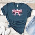 Coquette Baseball Mom Sorry Can't Baseball Bye Mother's Day Women's Heather T-Shirt Heather Deep Teal Coquette Baseball Mom Sorry Can't Baseball Bye Mother's Day Women's Heather T-Shirt Heather Deep Teal