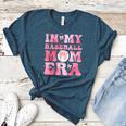 Coquette Bow In My Baseball Mom Era Baseball Mama Mother Day Women's Heather T-Shirt Heather Deep Teal Coquette Bow In My Baseball Mom Era Baseball Mama Mother Day Women's Heather T-Shirt Heather Deep Teal
