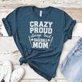 Crazy Proud Always Loud Baseball Mom Premium Women's Heather T-Shirt Heather Deep Teal Crazy Proud Always Loud Baseball Mom Premium Women's Heather T-Shirt Heather Deep Teal