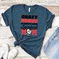 Crazy Proud Always Loud Baseball Mom Saying Premium Women's Heather T-Shirt Heather Deep Teal Crazy Proud Always Loud Baseball Mom Saying Premium Women's Heather T-Shirt Heather Deep Teal