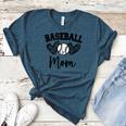 Custom Baseball Mom Number 2 Heart For Mom Women's Heather T-Shirt Heather Deep Teal Custom Baseball Mom Number 2 Heart For Mom Women's Heather T-Shirt Heather Deep Teal