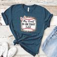 Cute Baseball Mom My Heart On That Field Sister Girl Toddler Women's Heather T-Shirt Heather Deep Teal Cute Baseball Mom My Heart On That Field Sister Girl Toddler Women's Heather T-Shirt Heather Deep Teal