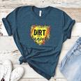 Dirt And Diamonds Baseball Leopard Baseball Mom Women's Heather T-Shirt Heather Deep Teal Dirt And Diamonds Baseball Leopard Baseball Mom Women's Heather T-Shirt Heather Deep Teal