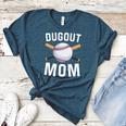 Dugout Mom Baseball Mommy Baseball Mother's Day Women's Heather T-Shirt Heather Deep Teal Dugout Mom Baseball Mommy Baseball Mother's Day Women's Heather T-Shirt Heather Deep Teal