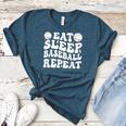 Eat Sleep Baseball Repeat Baseball Lover Baseball Mom Girls Women's Heather T-Shirt Heather Deep Teal Eat Sleep Baseball Repeat Baseball Lover Baseball Mom Girls Women's Heather T-Shirt Heather Deep Teal