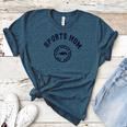 Eat Sleep Sports Hockey Cheer Baseball Mom Taxi Women's Heather T-Shirt Heather Deep Teal