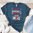 My Favorite Baseball Player Calls Me Mimi For Baseball Mom Women's Heather T-Shirt Heather Deep Teal