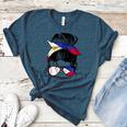 Filipina Baseball Mom Philippines Flag Baseball Girl Women's Heather T-Shirt Heather Deep Teal Filipina Baseball Mom Philippines Flag Baseball Girl Women's Heather T-Shirt Heather Deep Teal