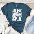 Groovy Retro In My Baseball Mom Era Women's Heather T-Shirt Heather Deep Teal Groovy Retro In My Baseball Mom Era Women's Heather T-Shirt Heather Deep Teal
