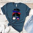 Haitian Baseball Mom Haiti Flag Baseball Girl Women's Heather T-Shirt Heather Deep Teal Haitian Baseball Mom Haiti Flag Baseball Girl Women's Heather T-Shirt Heather Deep Teal