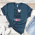 My Heart Is On That Field Ball Gigi Baseball Mom Women's Heather T-Shirt Heather Deep Teal My Heart Is On That Field Ball Gigi Baseball Mom Women's Heather T-Shirt Heather Deep Teal