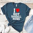 I Heart Love Hot Baseball Moms MILF Cougar Older Woman Women's Heather T-Shirt Heather Deep Teal