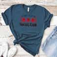 Home Plate Social Club Softball Season Baseball Mom Women's Heather T-Shirt Heather Deep Teal