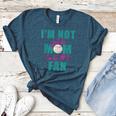 I'm Not Just His Mom I'm His Number One Fan Baseball Mom Women's Heather T-Shirt Heather Deep Teal I'm Not Just His Mom I'm His Number One Fan Baseball Mom Women's Heather T-Shirt Heather Deep Teal