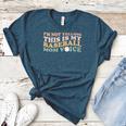 I'm Not Yelling This Is My Baseball Mom Voice Baseball Mom Women's Heather T-Shirt Heather Deep Teal
