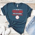 I'm Not Yelling This Is My Normal Baseball Mom Voice Women's Heather T-Shirt Heather Deep Teal I'm Not Yelling This Is My Normal Baseball Mom Voice Women's Heather T-Shirt Heather Deep Teal