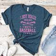 I Just Really Dislike Baseball Pants Baseball Mom Mama Women's Heather T-Shirt Heather Deep Teal I Just Really Dislike Baseball Pants Baseball Mom Mama Women's Heather T-Shirt Heather Deep Teal
