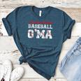 Loud And Proud Baseball G'Ma Baseball Mom Women's Heather T-Shirt Heather Deep Teal
