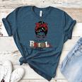 Loud And Proud Baseball Mom Women's Heather T-Shirt Heather Deep Teal Loud And Proud Baseball Mom Women's Heather T-Shirt Heather Deep Teal
