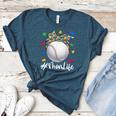 Messy Ball Puzzle Baseball Mom Life Autism Awareness Month Women's Heather T-Shirt Heather Deep Teal