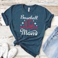 Mommy Baseball Mom Women's Heather T-Shirt Heather Deep Teal Mommy Baseball Mom Women's Heather T-Shirt Heather Deep Teal