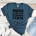 Moms Against Baseball Pants Baseball Mom Cool Women's Heather T-Shirt Heather Deep Teal Moms Against Baseball Pants Baseball Mom Cool Women's Heather T-Shirt Heather Deep Teal