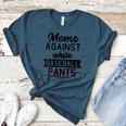 Moms Against White Baseball Pants Quote For a Baseball Mom Women's Heather T-Shirt Heather Deep Teal Moms Against White Baseball Pants Quote For a Baseball Mom Women's Heather T-Shirt Heather Deep Teal
